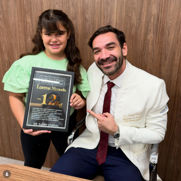 Lorena Manuela, 12 kg eliminados com o Dr. Djory Cabral